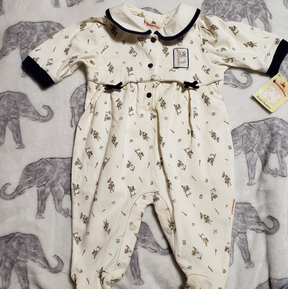 Bunnykins Vintage BabyGirl Bodysuit